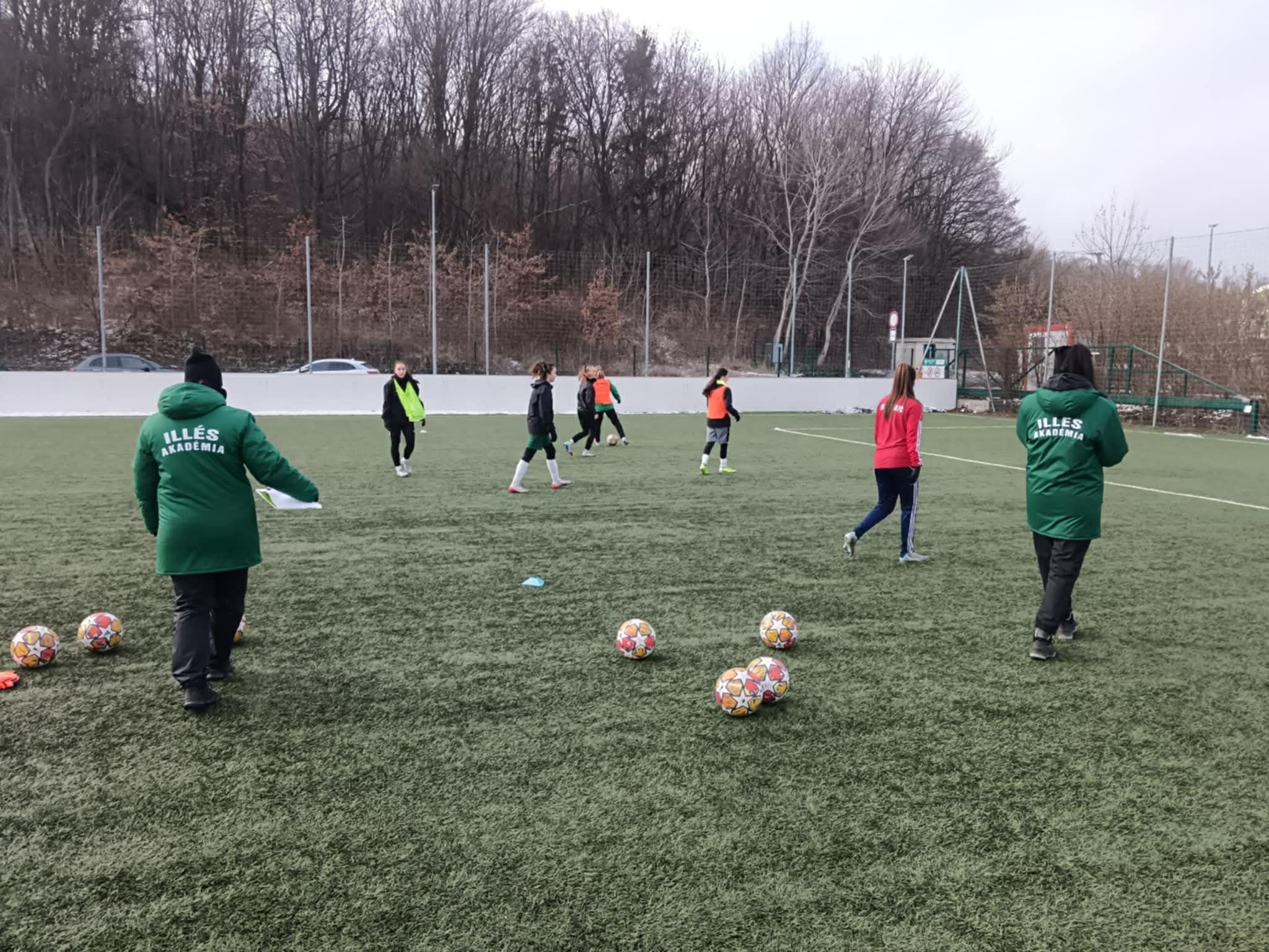 Gyakorlati sportági felvételi a csípős hidegben